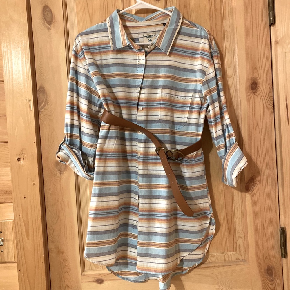 Panhandle Stripe Button Up